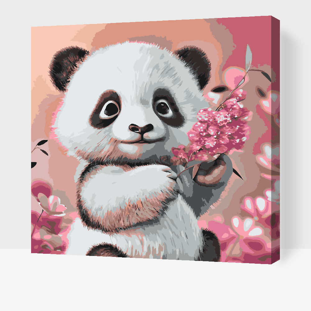 Malování podle čísel - A cute Panda